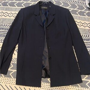 Women’s Liz Claiborne Navy Blazer & Skirt Set